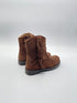 Clic! CL-21306 cowboy laarsje serraje lux marron bruin franje